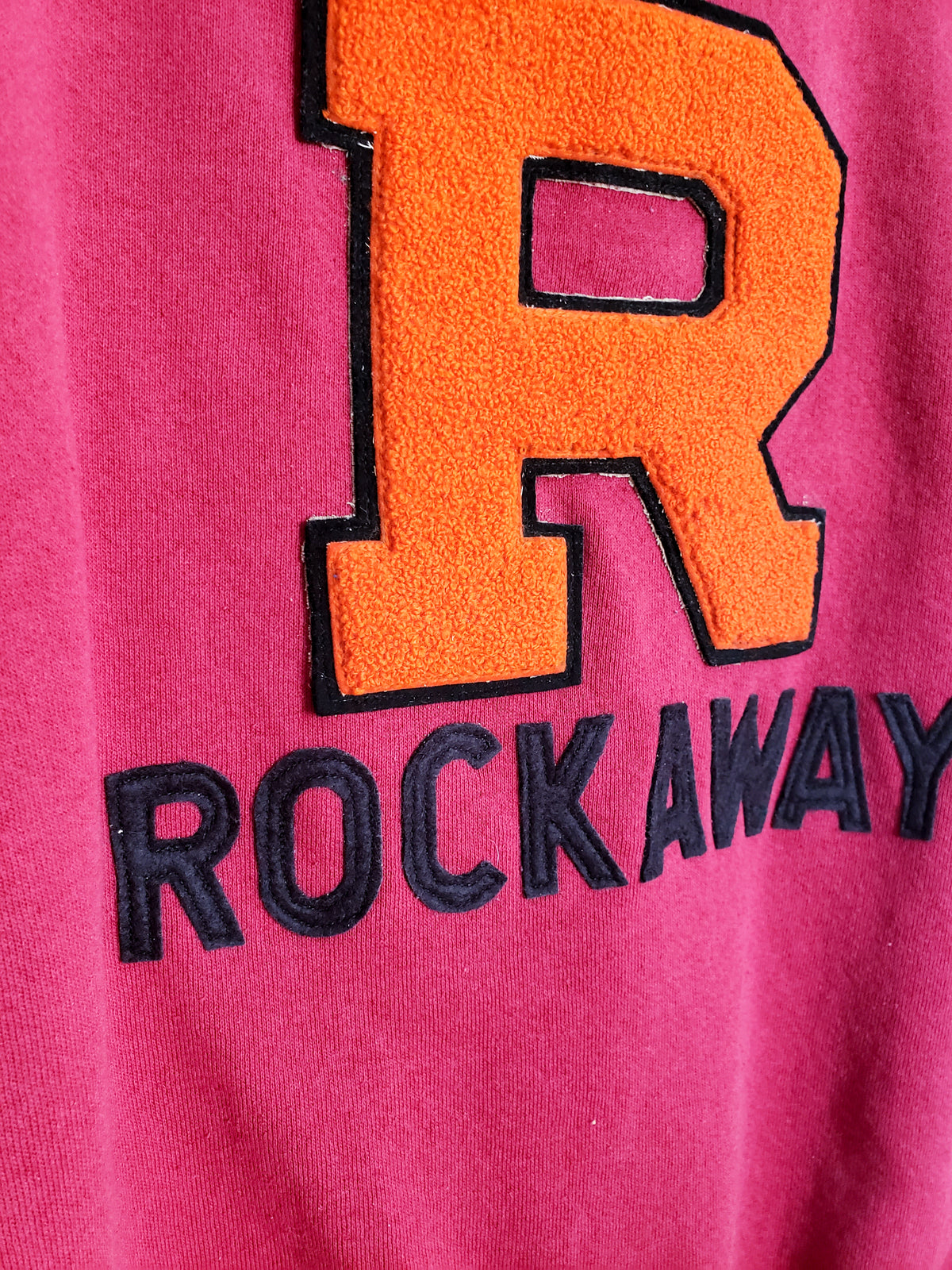 ROCKAWAY Crew + Vintage Varsity Patch - B026