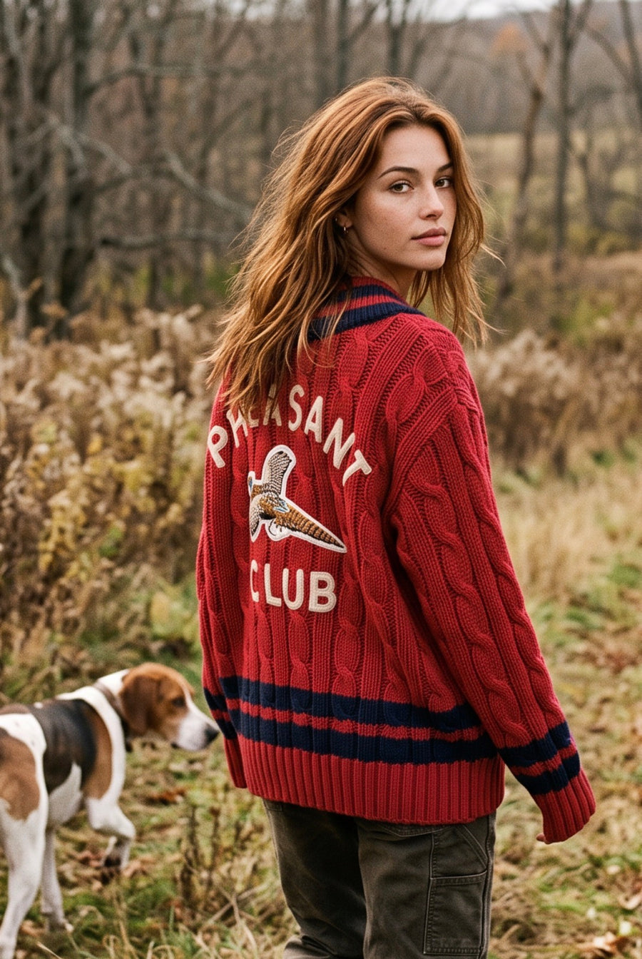 Pheasant Club Vintage Cricket Sweater