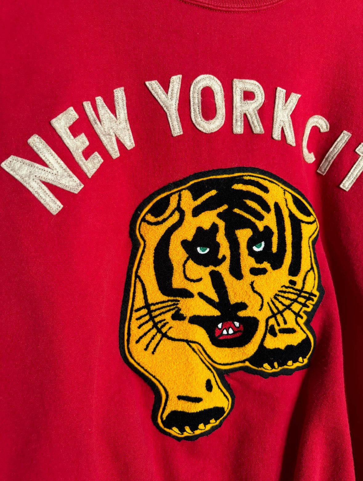 NEW YORK CITY Varsity Tiger Patch Crew