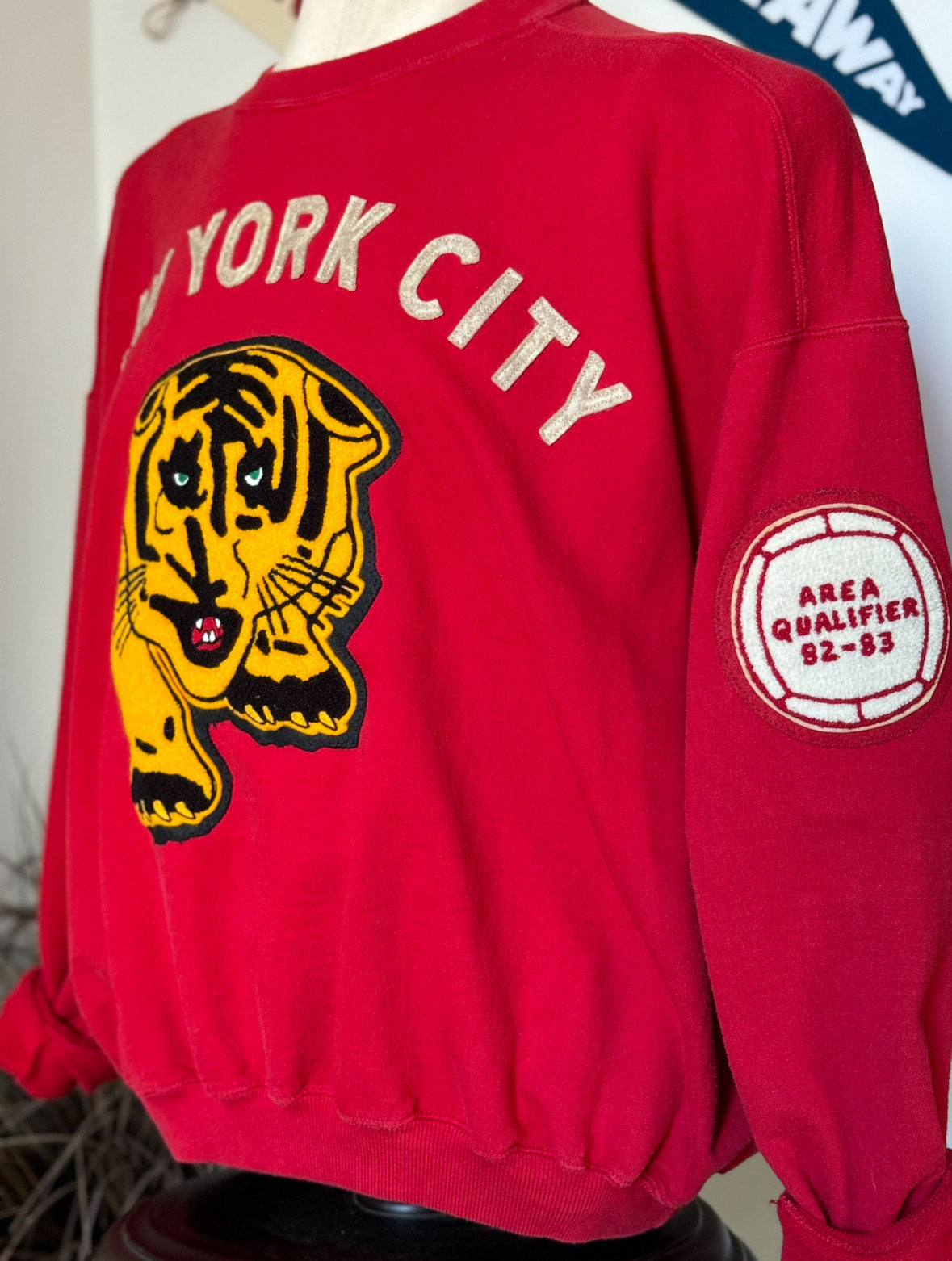 NEW YORK CITY Varsity Tiger Patch Crew