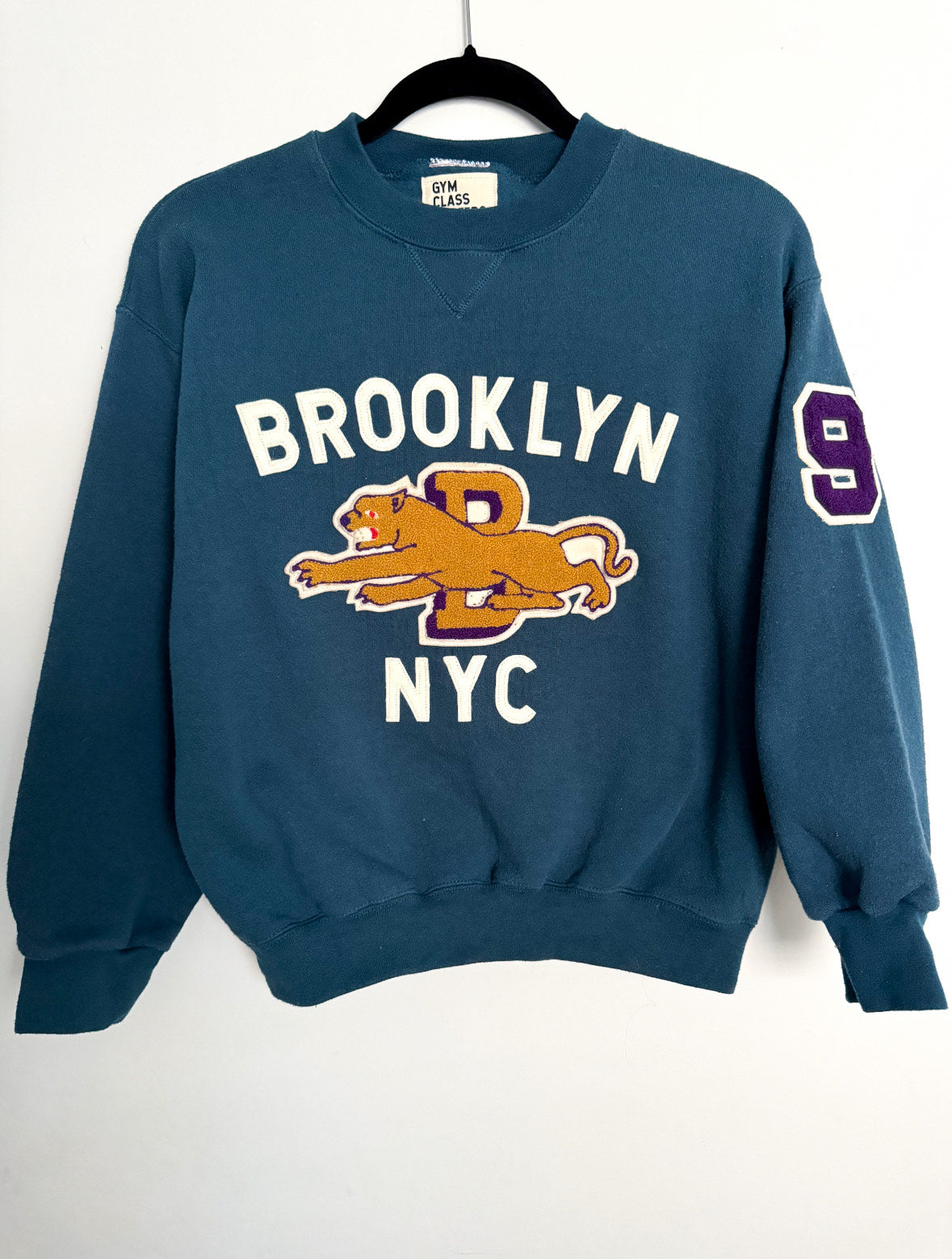 BROOKLYN NYC Varsity Panther Patch Crew