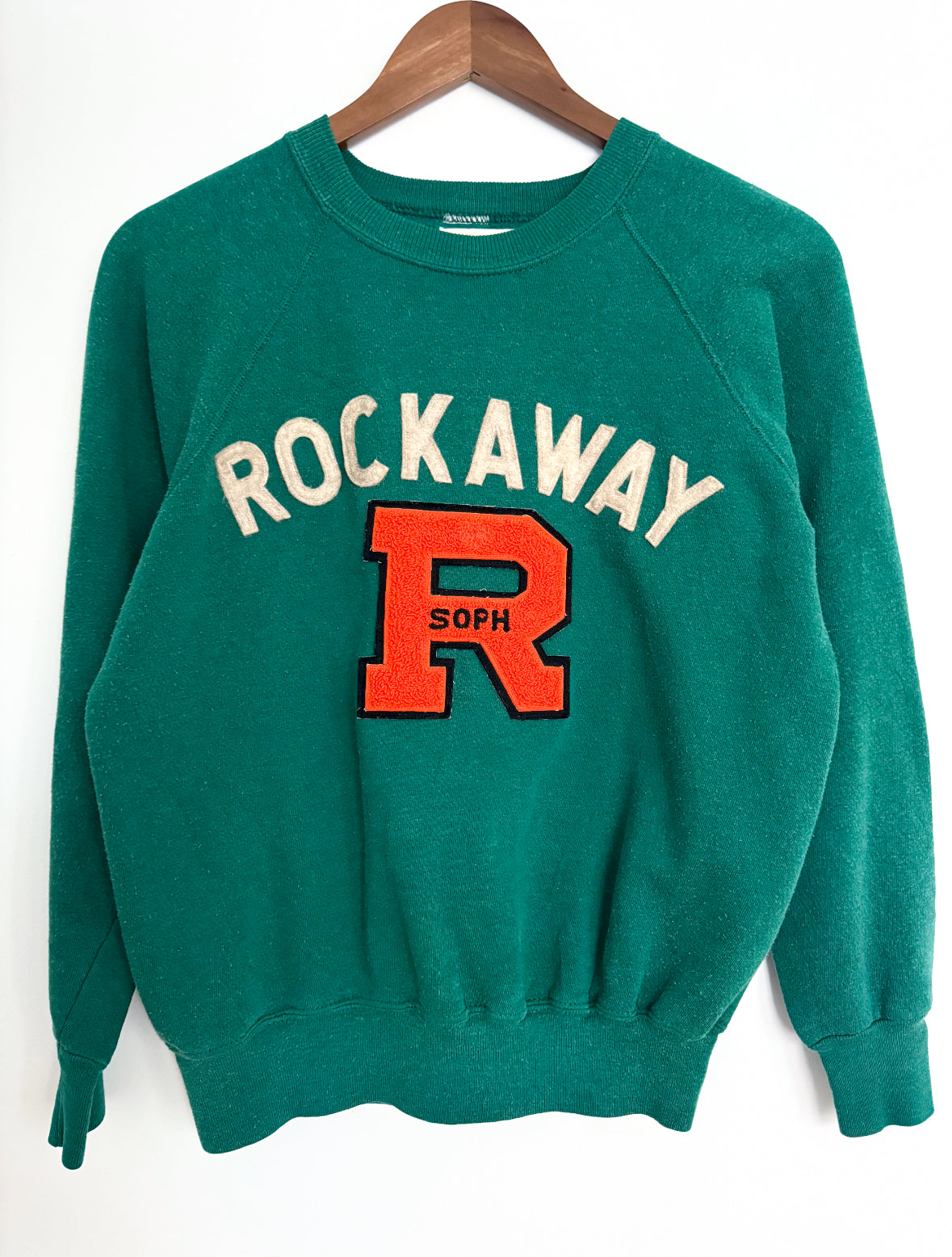 ROCKAWAY Crew + Vintage Varsity Patch -  B037