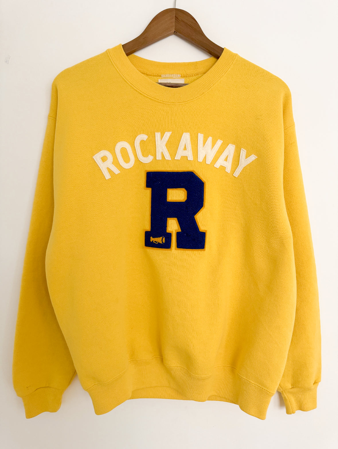 ROCKAWAY Crew + Vintage Varsity Patch - B020