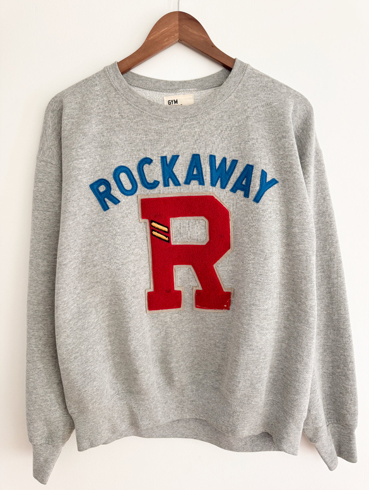 ROCKAWAY Crew + Vintage Varsity Patch -  B047