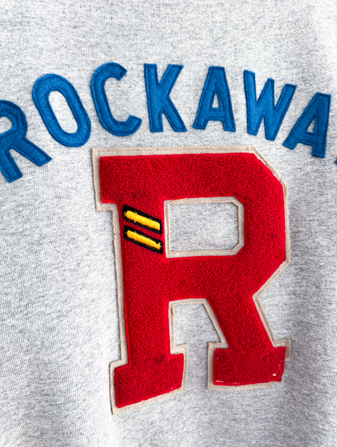 ROCKAWAY Crew + Vintage Varsity Patch -  B047