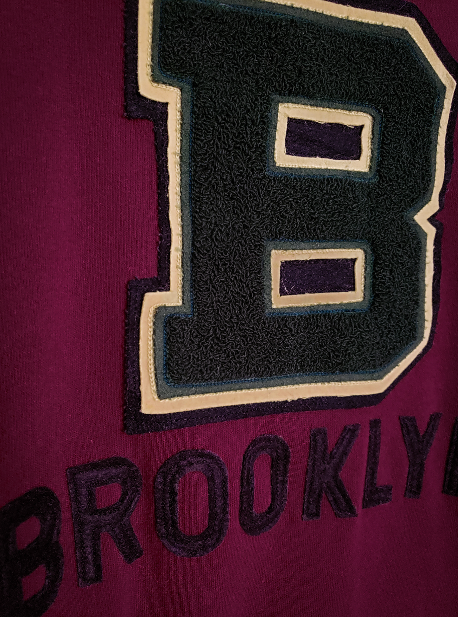 BROOKLYN Crew + Vintage Varsity Patch - B041